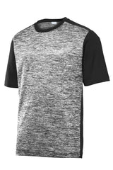 DISCONTINUED Sport-Tek® PosiCharge Electric Heather Colorblock Tee