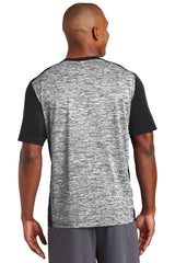 DISCONTINUED Sport-Tek® PosiCharge Electric Heather Colorblock Tee