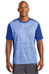 DISCONTINUED Sport-Tek® PosiCharge Electric Heather Colorblock Tee