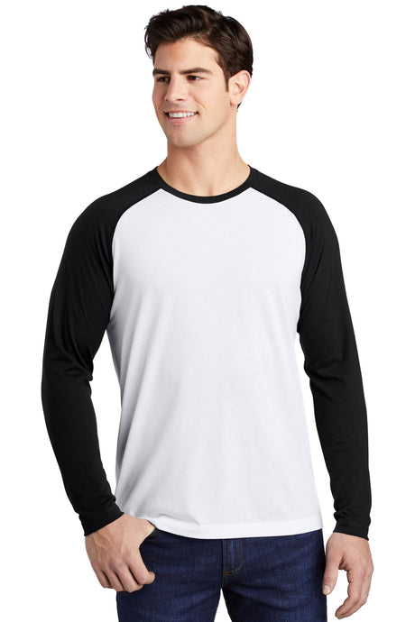 Sport-Tek® PosiCharge Long Sleeve Tri-Blend Wicking Raglan Tee