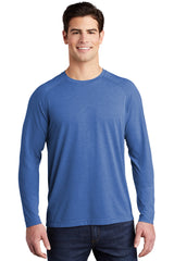 Sport-Tek® PosiCharge Long Sleeve Tri-Blend Wicking Raglan Tee