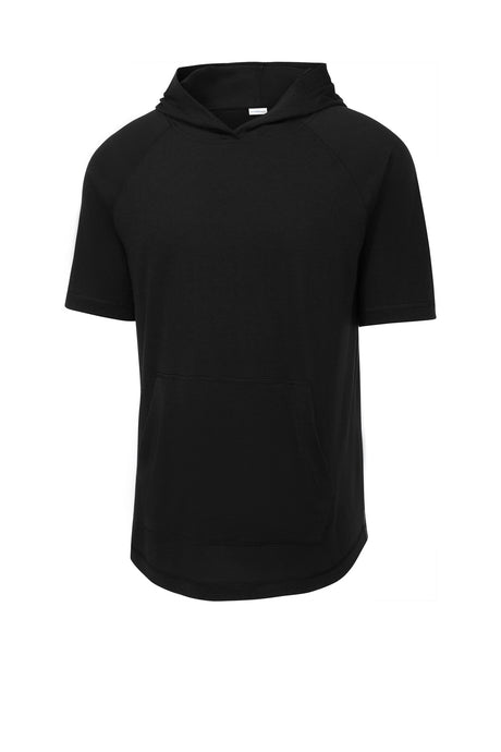 Sport-Tek® PosiCharge Tri-Blend Wicking Short Sleeve Hoodie