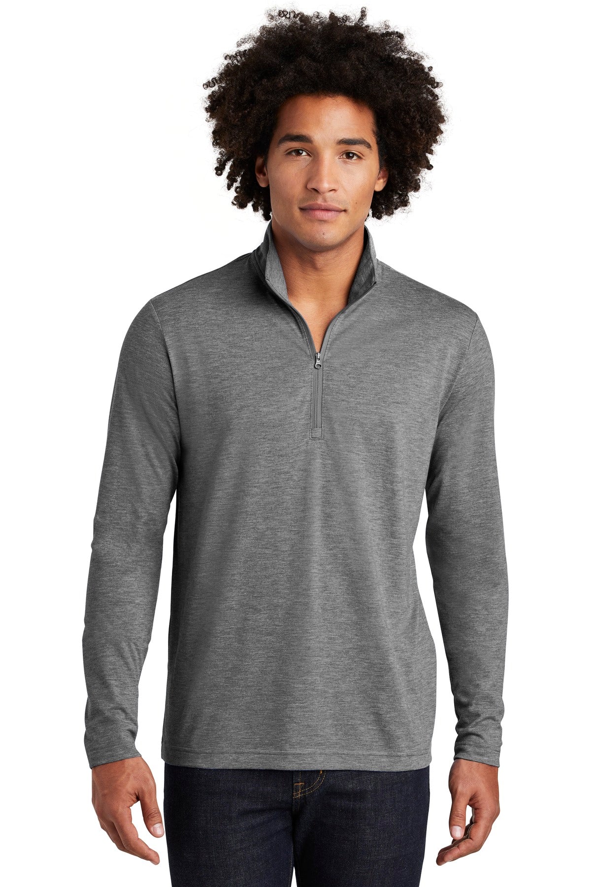 Sport-Tek® PosiCharge Tri-Blend Wicking 1/4-Zip Pullover