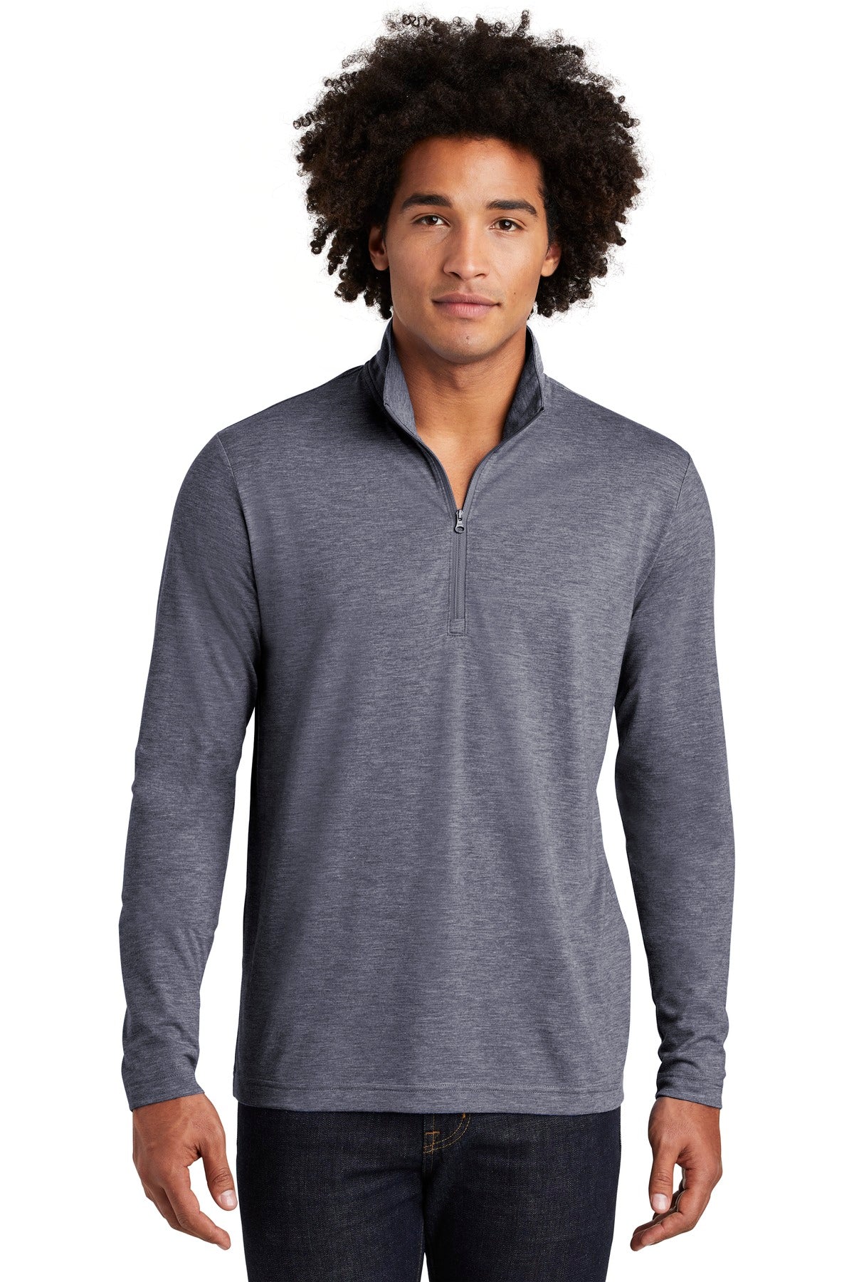 Sport-Tek® PosiCharge Tri-Blend Wicking 1/4-Zip Pullover