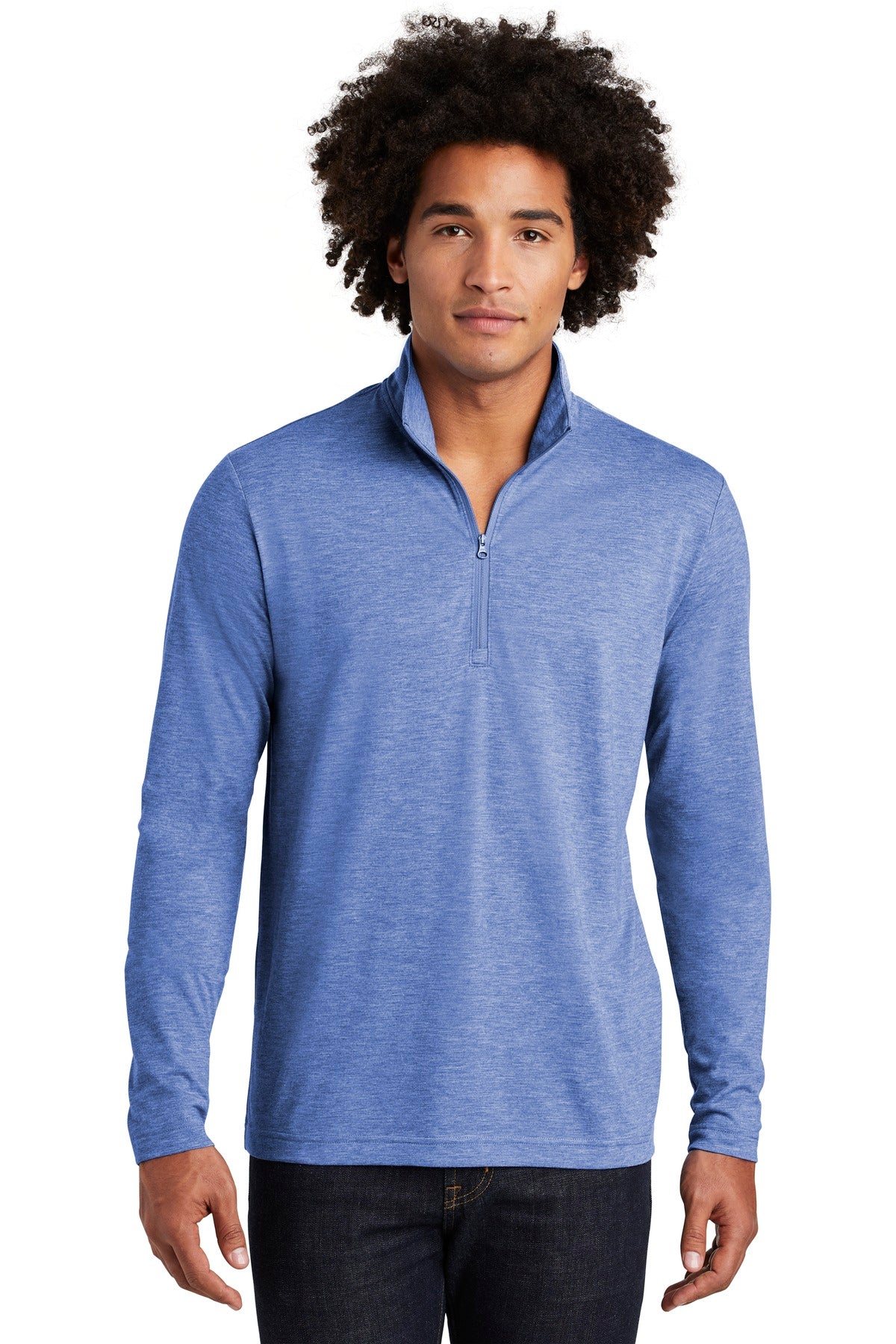 Sport-Tek® PosiCharge Tri-Blend Wicking 1/4-Zip Pullover