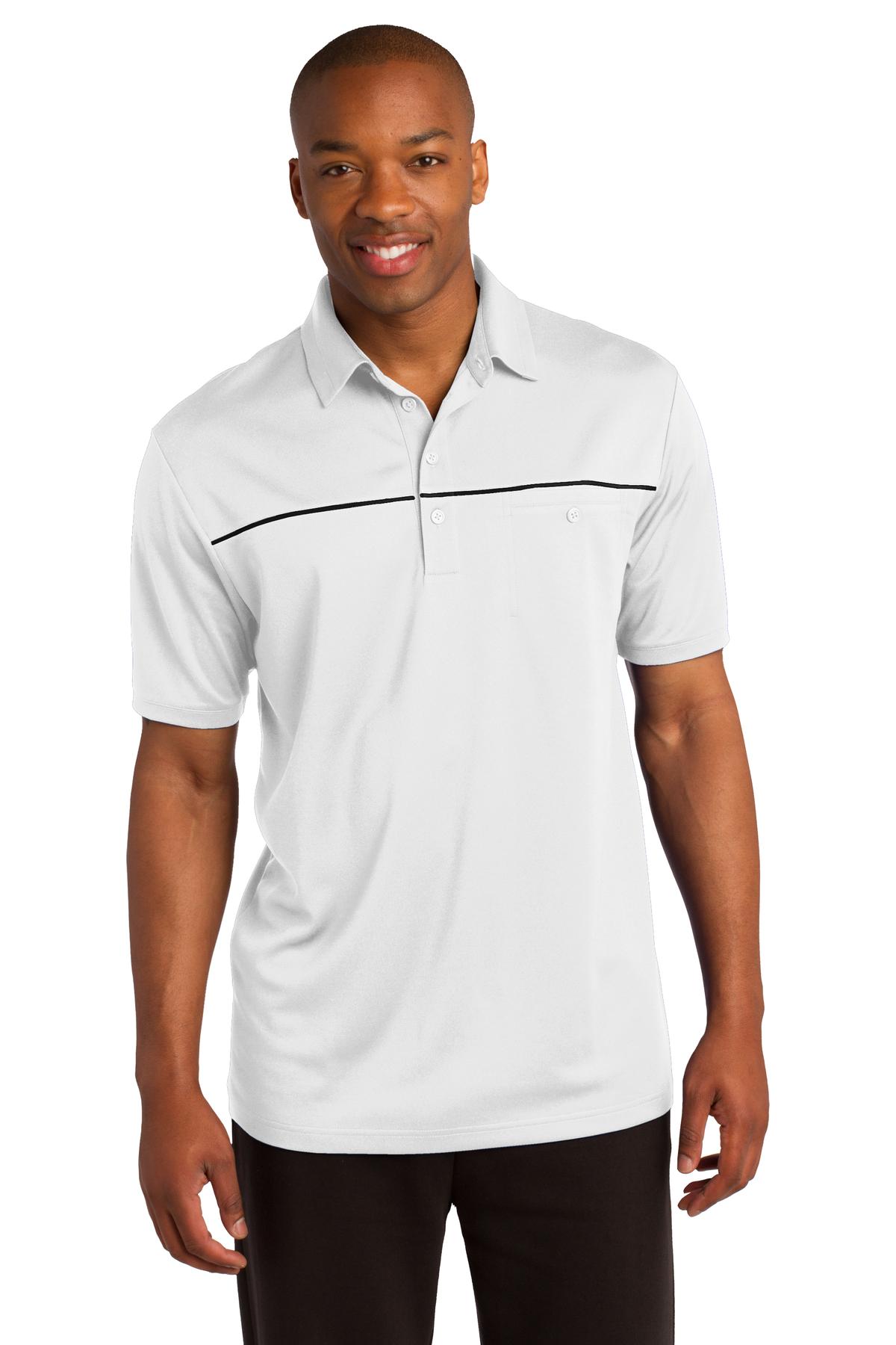 DISCONTINUED Sport-Tek® PosiCharge Micro-Mesh Piped Polo