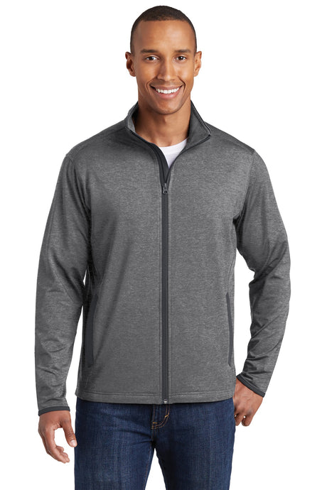 Sport-Tek® Sport-Wick Stretch Contrast Full-Zip Jacket