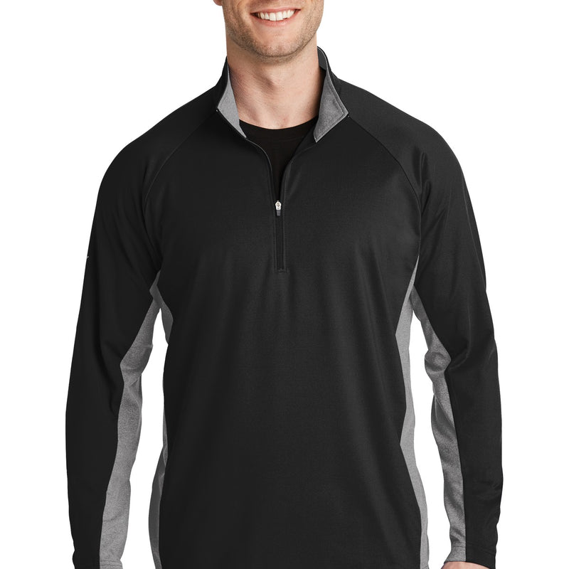 Sport-Tek® Sport-Wick Stretch Contrast 1/4-Zip Pullover