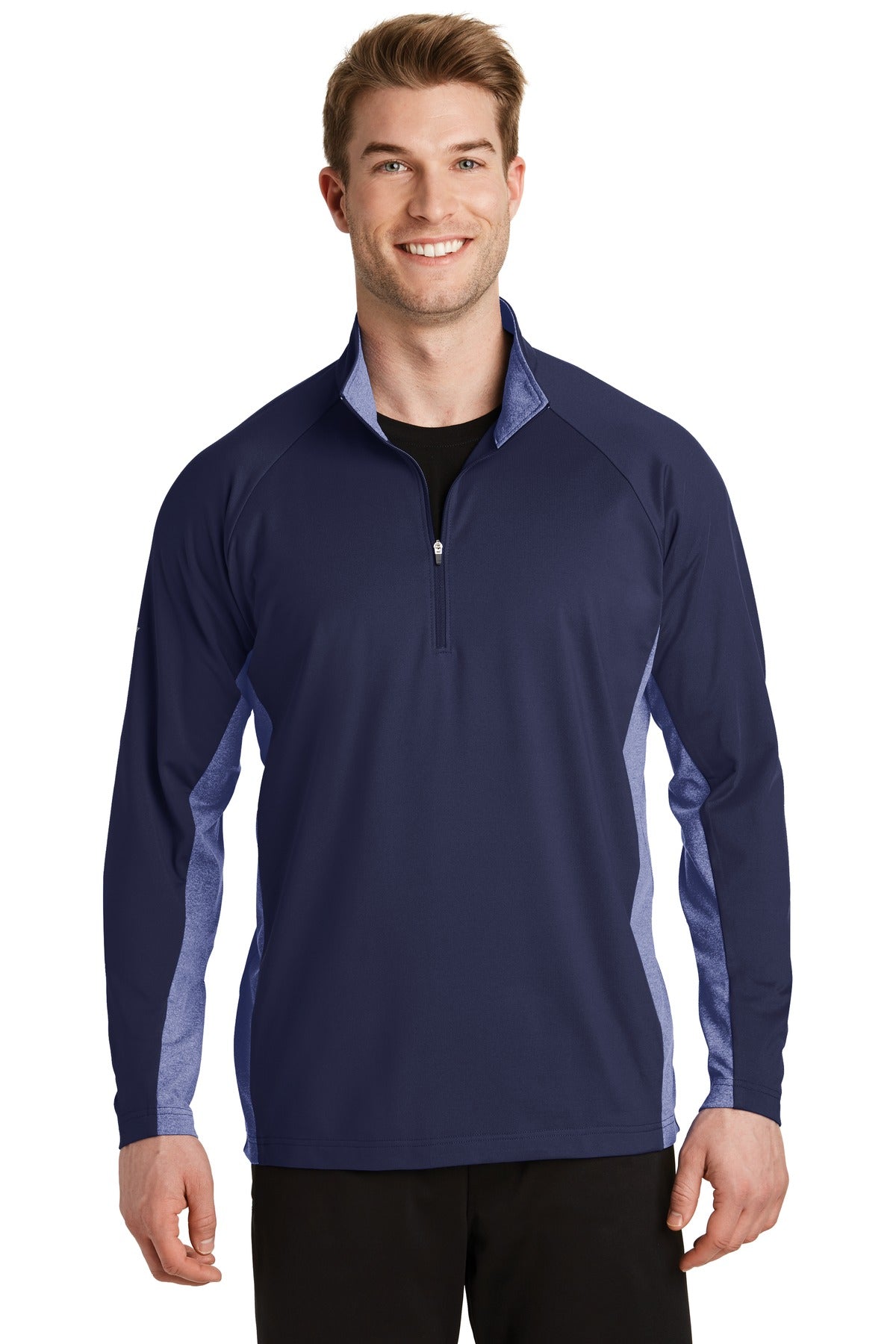 Sport-Tek® Sport-Wick Stretch Contrast 1/4-Zip Pullover