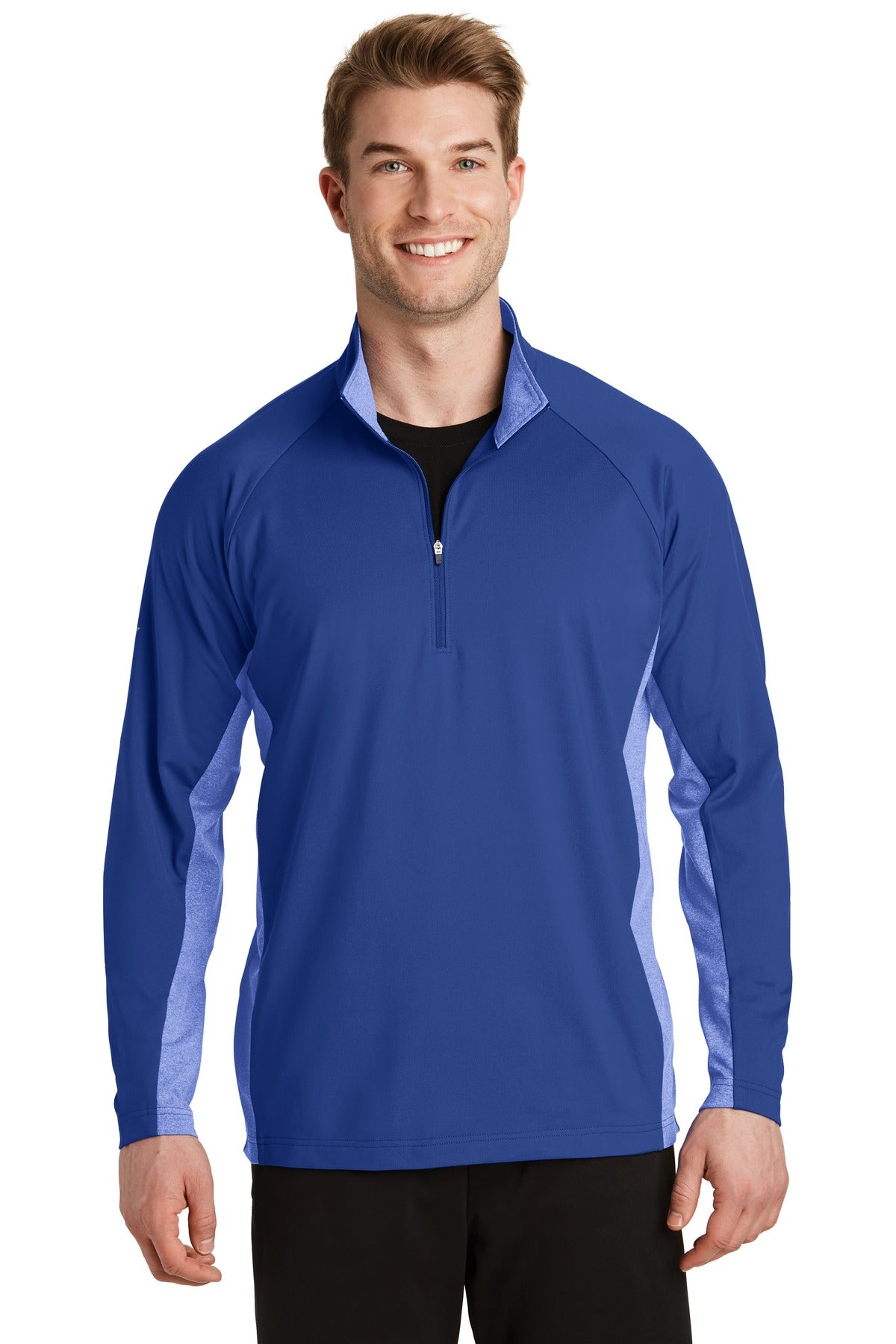 Sport-Tek® Sport-Wick Stretch Contrast 1/4-Zip Pullover