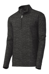 Sport-Tek® Sport-Wick Stretch Reflective Heather 1/2-Zip Pullover