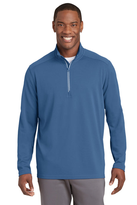 Sport-Tek® Sport-Wick Textured 1/4-Zip Pullover