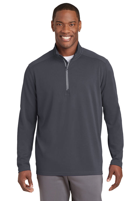 Sport-Tek® Sport-Wick Textured 1/4-Zip Pullover