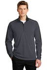 Sport-Tek® Sport-Wick Textured Colorblock 1/4-Zip Pullover