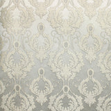 Stasia Fabric 100 Percent Polyester Fabric - Traditional Two-Toned Damask, 58" Width (1 Yard)