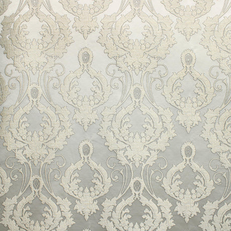 Stasia Fabric 100 Percent Polyester Fabric - Traditional Two-Toned Damask, 58" Width (1 Yard)