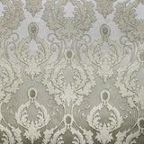 Stasia Fabric 100 Percent Polyester Fabric - Traditional Two-Toned Damask, 58" Width (1 Yard)