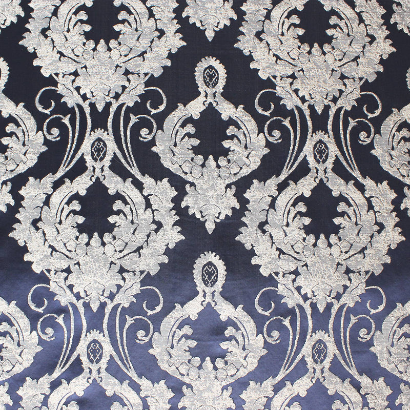 Stasia Fabric 100 Percent Polyester Fabric - Traditional Two-Toned Damask, 58" Width (1 Yard)