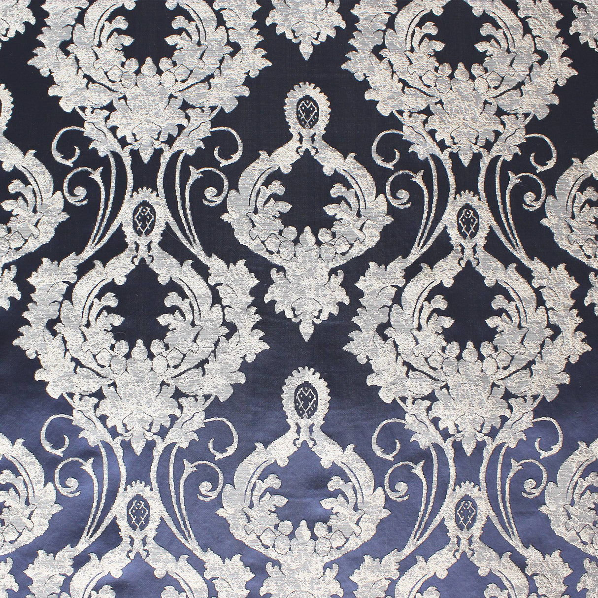 Stasia Fabric 100 Percent Polyester Fabric - Traditional Two-Toned Damask, 58" Width (1 Yard)