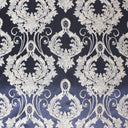 Stasia Fabric 100 Percent Polyester Fabric - Traditional Two-Toned Damask, 58" Width (1 Yard)