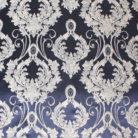 Stasia Fabric 100 Percent Polyester Fabric - Traditional Two-Toned Damask, 58" Width (1 Yard)