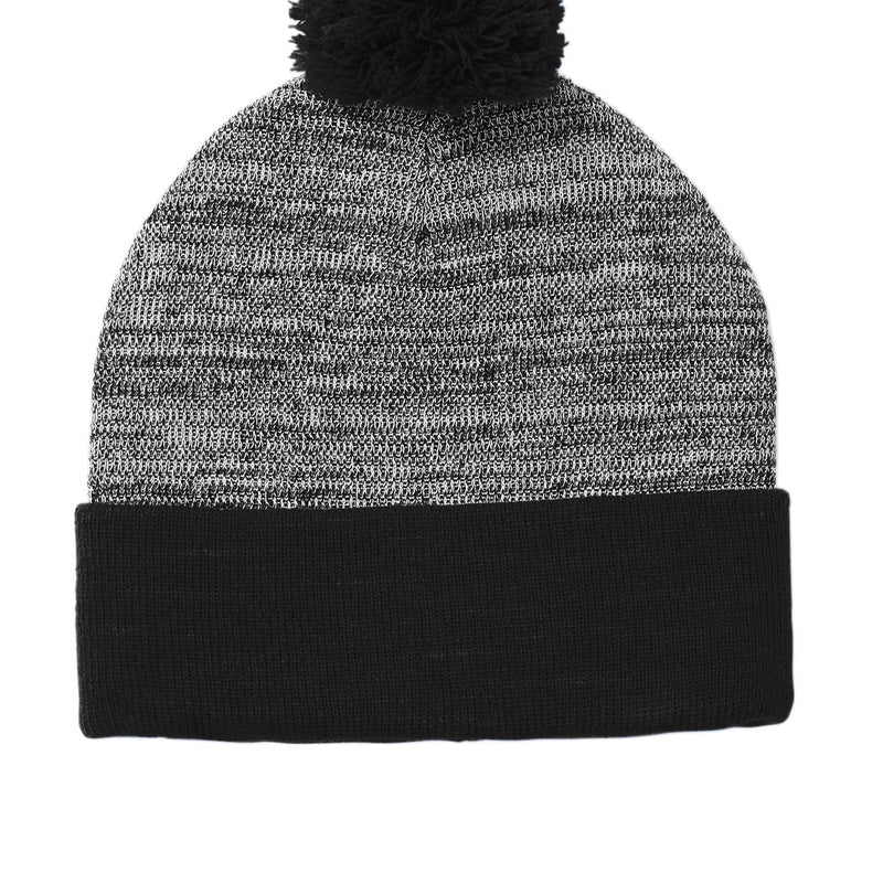 Sport-Tek® Heather Pom Pom Beanie