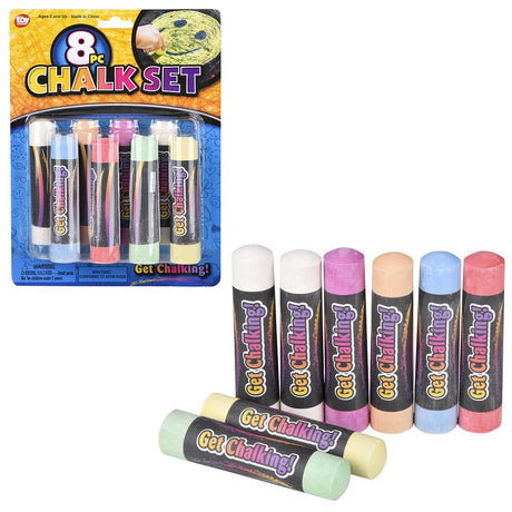 Chalk Set 8pc (1 DZ)