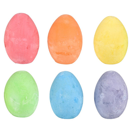 Egg Sidewalk Chalk (6 Pc Set)