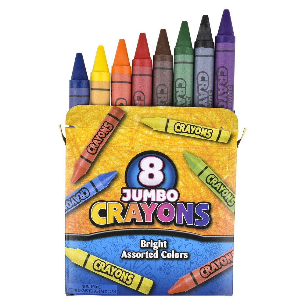 Jumbo Crayon 8pc (1 DZ)