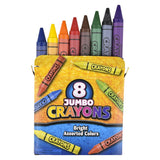Jumbo Crayon 8pc (1 DZ)