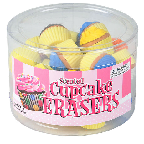 Scented Cupcake Eraser (24 Pc Box)