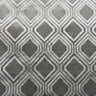 Stefano Cut Velvet Fabric - Geometric Diamond Pattern, 55" Width (1 Yard)