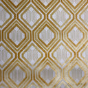 Stefano Cut Velvet Fabric - Geometric Diamond Pattern, 55" Width (1 Yard)
