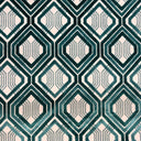 Stefano Cut Velvet Fabric - Geometric Diamond Pattern, 55" Width (1 Yard)