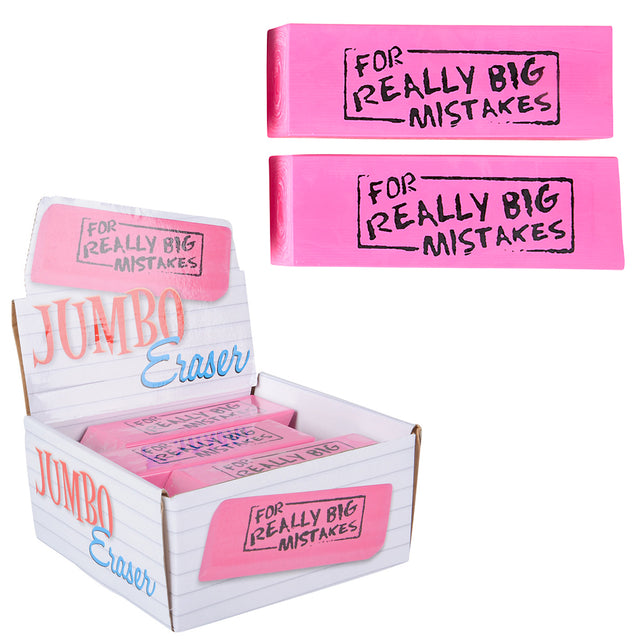 Jumbo Big Mistake Wedge Eraser (1 DZ)