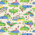 Cotton Game Over Fabric 44/45" Sand