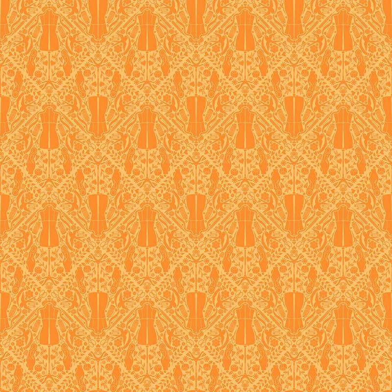 Cotton Fabric Mandarin You Got The Notion 44/45"