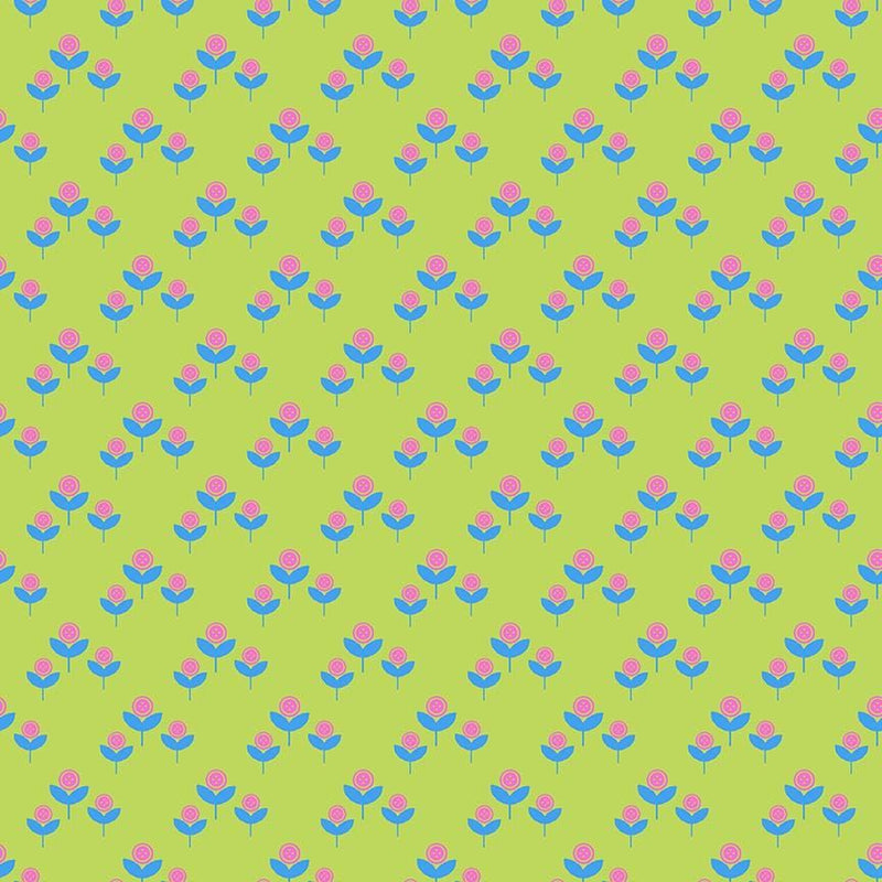 Cotton Cute As A Button Fabric 44/45 Acid