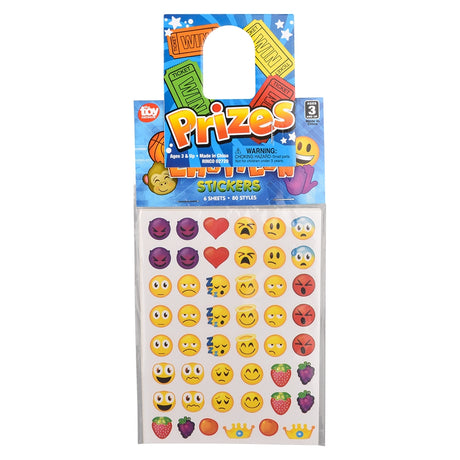 Emoticon Stickers (Dozen Poly Bag)