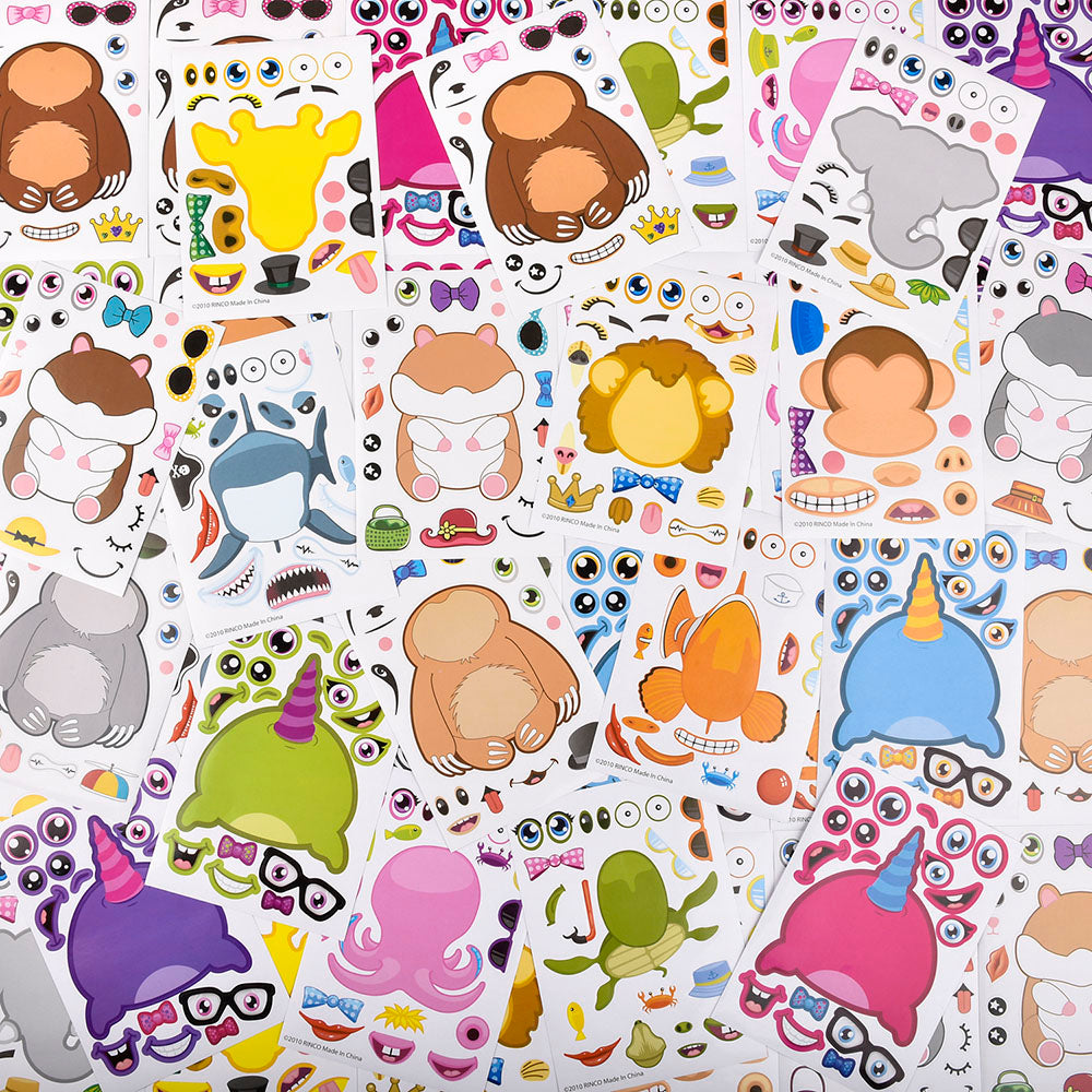 Sticker Set Design A Character (96 Pc Polybag)