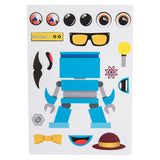Robot Character Sticker Set (1 DZ)