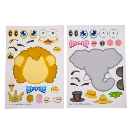 Zoo Animal Sticker Set (1 DZ)