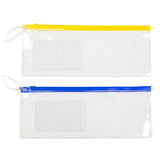 Vinyl Pouches With Zipper (1 DZ)