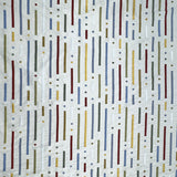Stratus Silk Fabric - Multicolored Stripe, 54" Width (1 Yard)