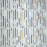 Stratus Silk Fabric - Multicolored Stripe, 54" Width (1 Yard)