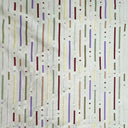 Stratus Silk Fabric - Multicolored Stripe, 54" Width (1 Yard)