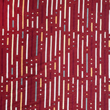 Stratus Silk Fabric - Multicolored Stripe, 54" Width (1 Yard)