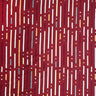 Stratus Silk Fabric - Multicolored Stripe, 54" Width (1 Yard)