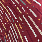 Stratus Silk Fabric - Multicolored Stripe, 54" Width (1 Yard)