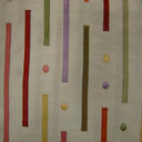 Stratus Silk Fabric - Multicolored Stripe, 54" Width (1 Yard)